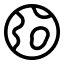Globe icon for international equities