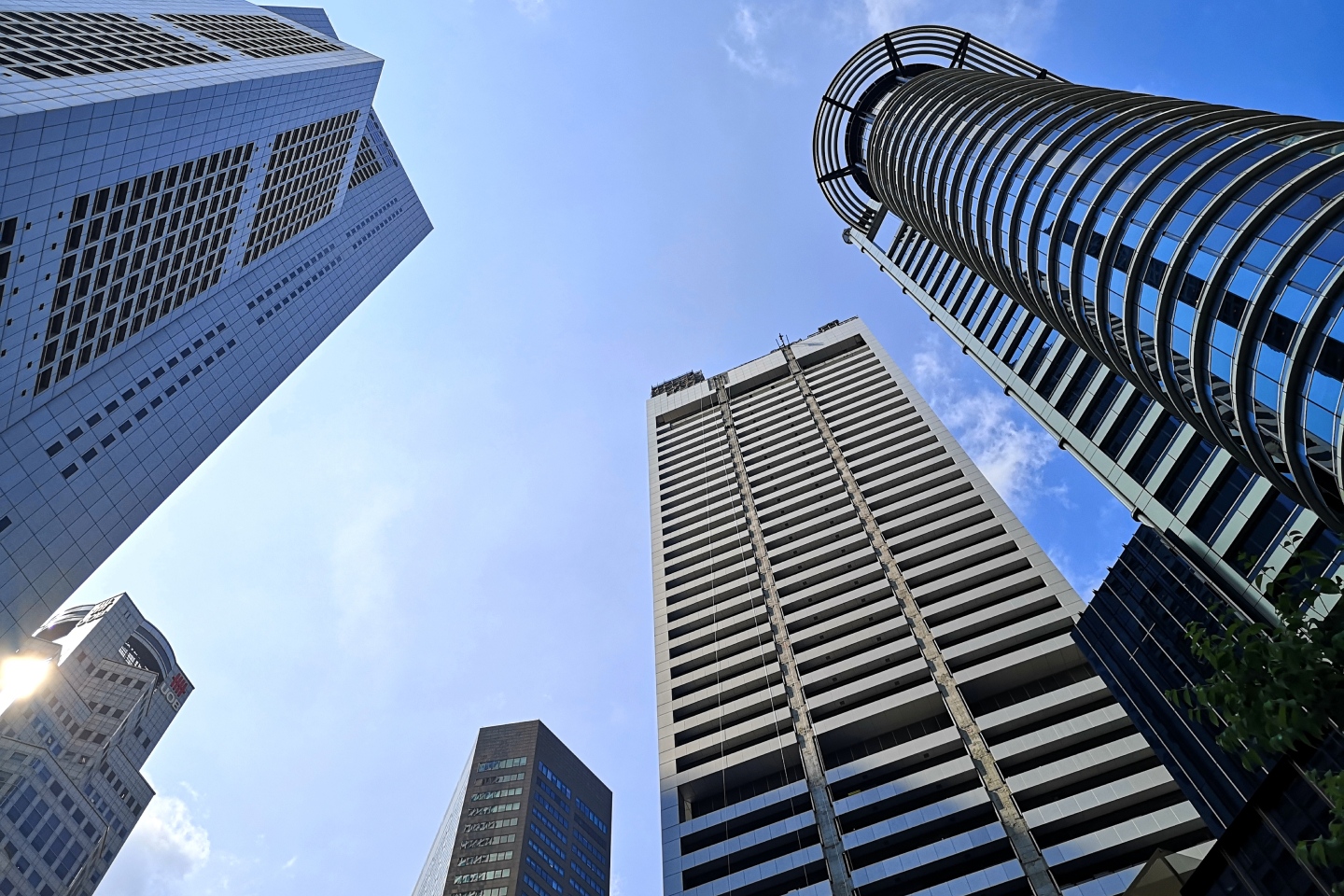 Buildings in the banking district of an Australian city