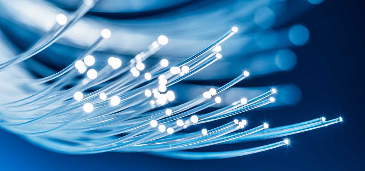 Fibre optic cables representing investment in Gigacomm