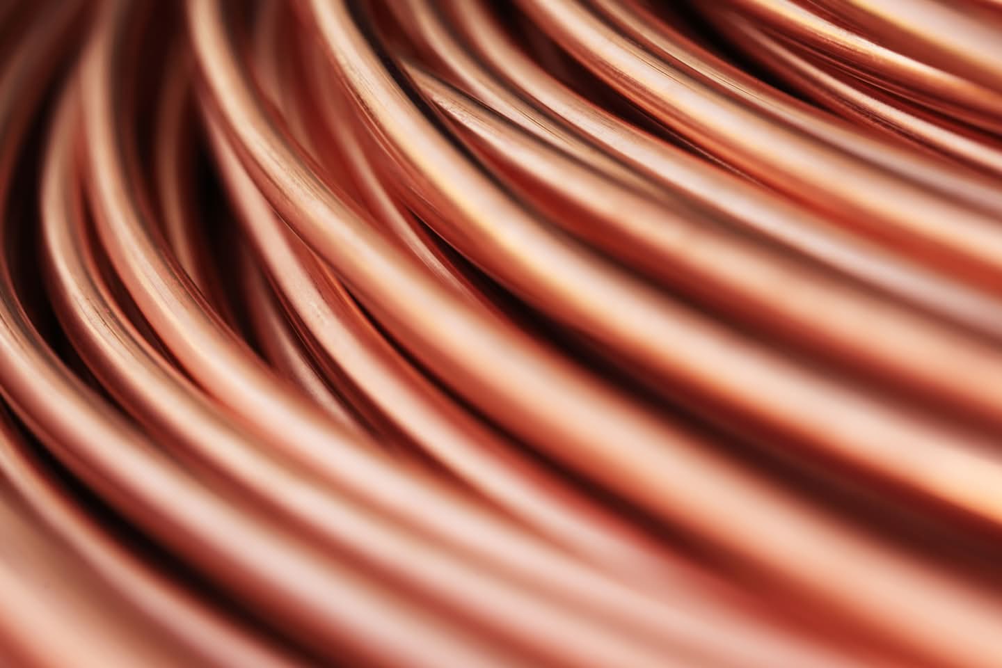 Copper wire coiled representing Capstone