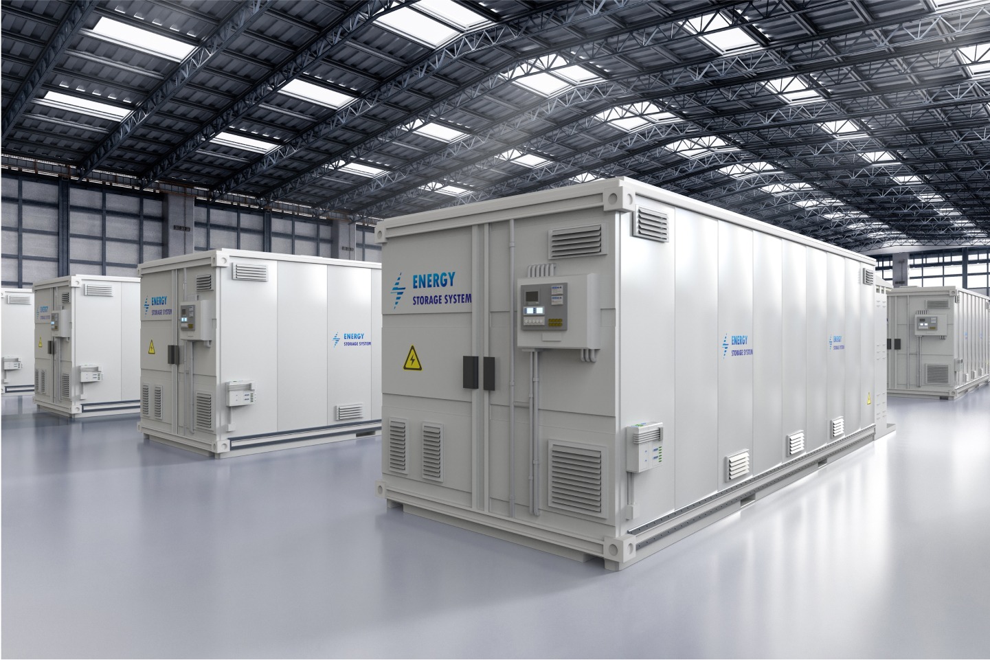 Room for large battery storage and power generation
