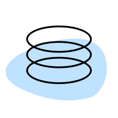 Minimalist design dollar sign on a coin