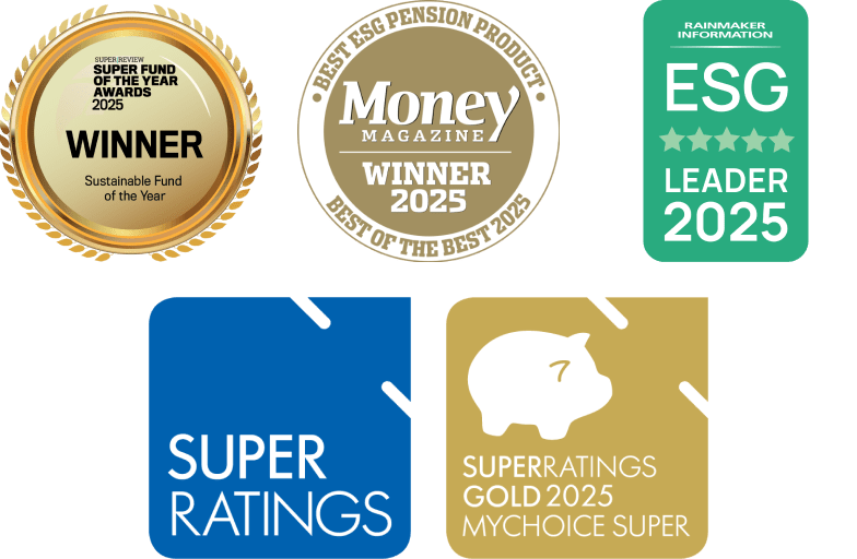 Recent awards won by Australian Ethical