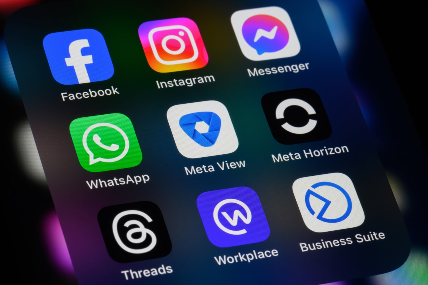 Smartphone with social media apps