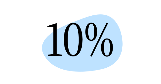 The text '26+' in black font on a light blue, round-shaped background.