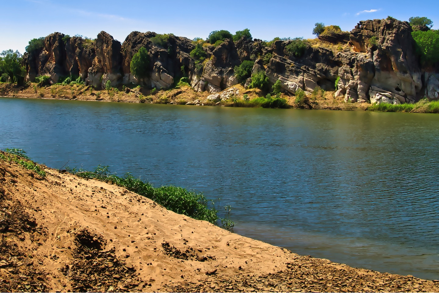 Fitzroy River in Northwest Australia